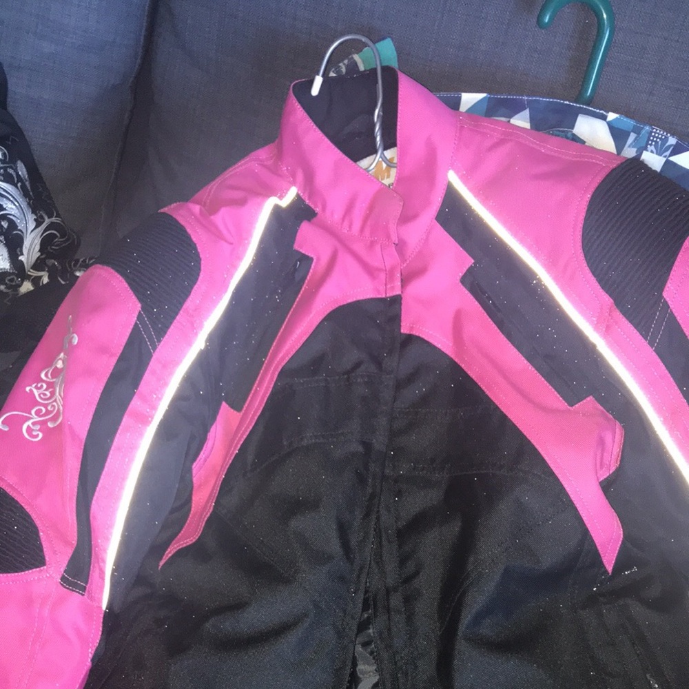 Women’s size small, quilted motorcycle jacket